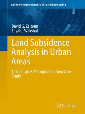 cover image of Land Subsidence Analysis in Urban Areas